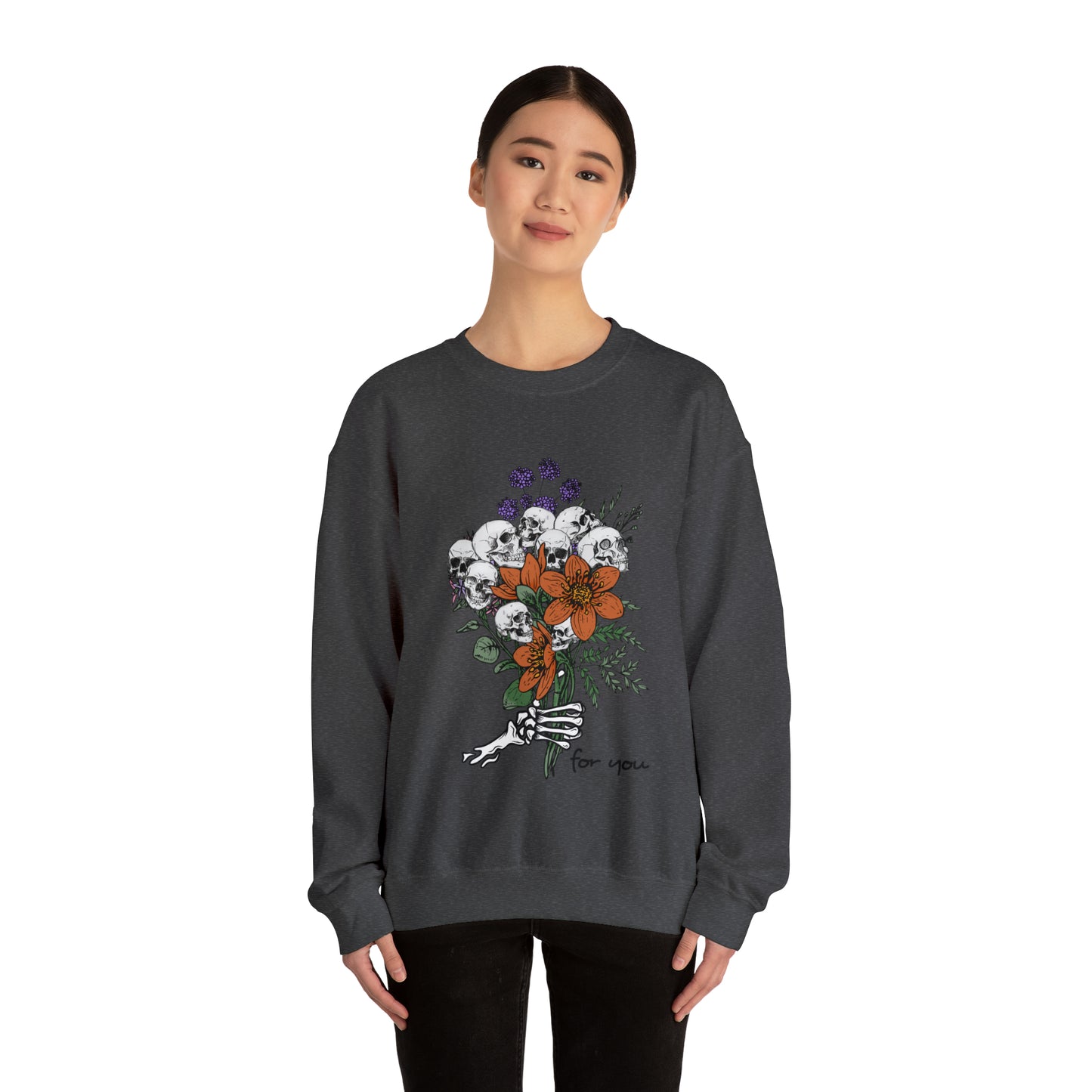 Fall Flowers Crewneck Sweatshirt