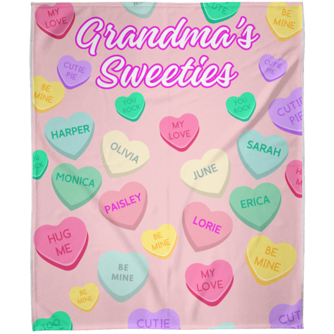 Grandma's Sweeties Fleece Blanket 50x60