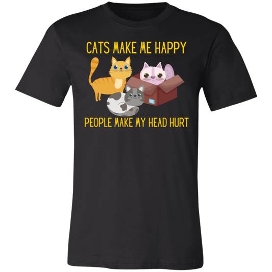 Cats make me happy T-Shirt