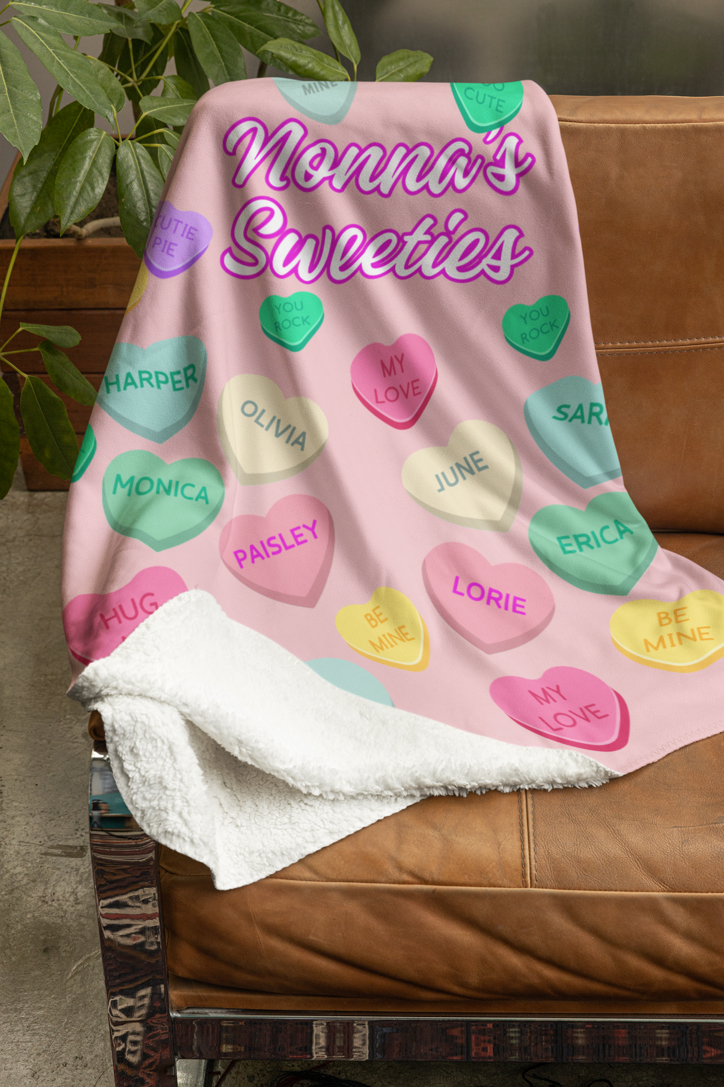 Grandma's Sweeties Fleece Blanket 50x60