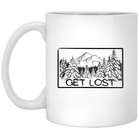 Get lost, White Mug