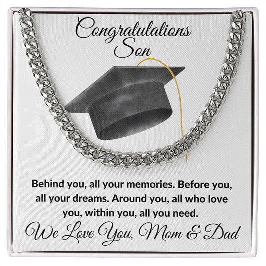 Son, Graduation Cuban Link Chain