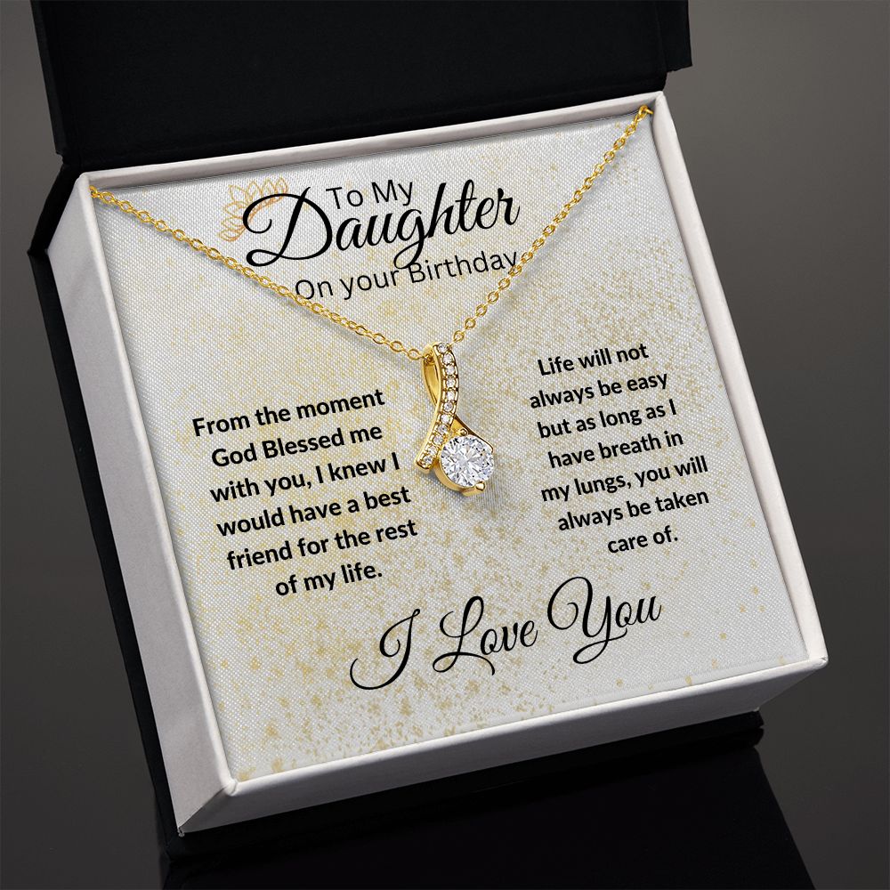 To My Daughter on your Birthday, Alluring Beauty Necklace