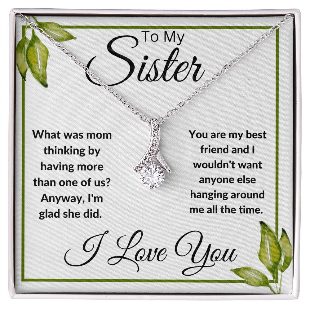 To My Sister, Alluring Beauty Necklace