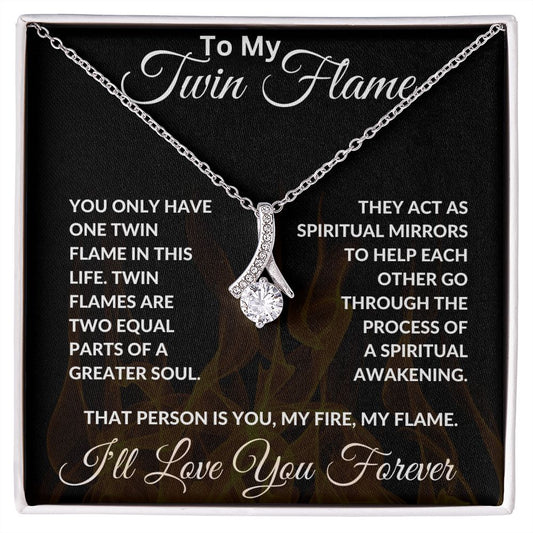 Twin Flame Alluring beauty necklace