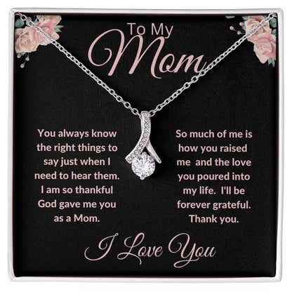 To My Mom, Alluring Beauty necklace