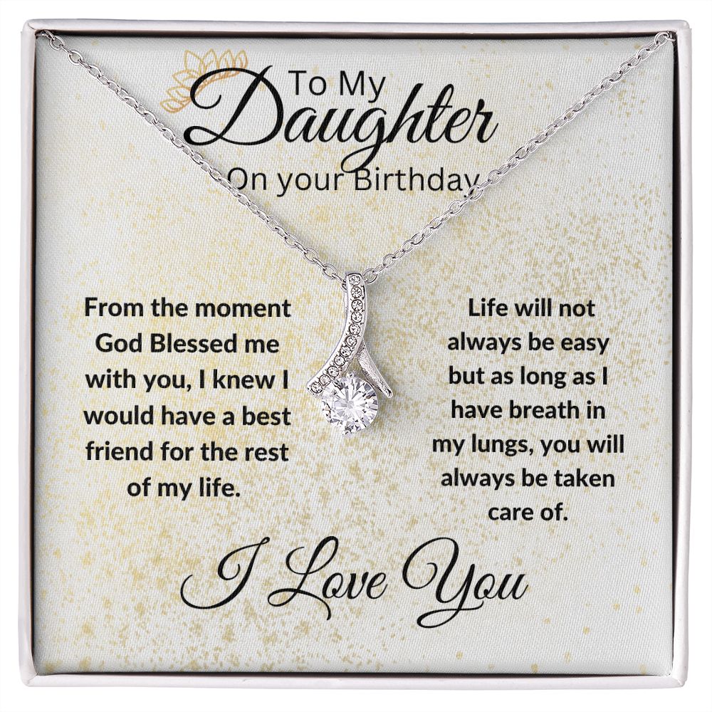 To My Daughter on your Birthday, Alluring Beauty Necklace